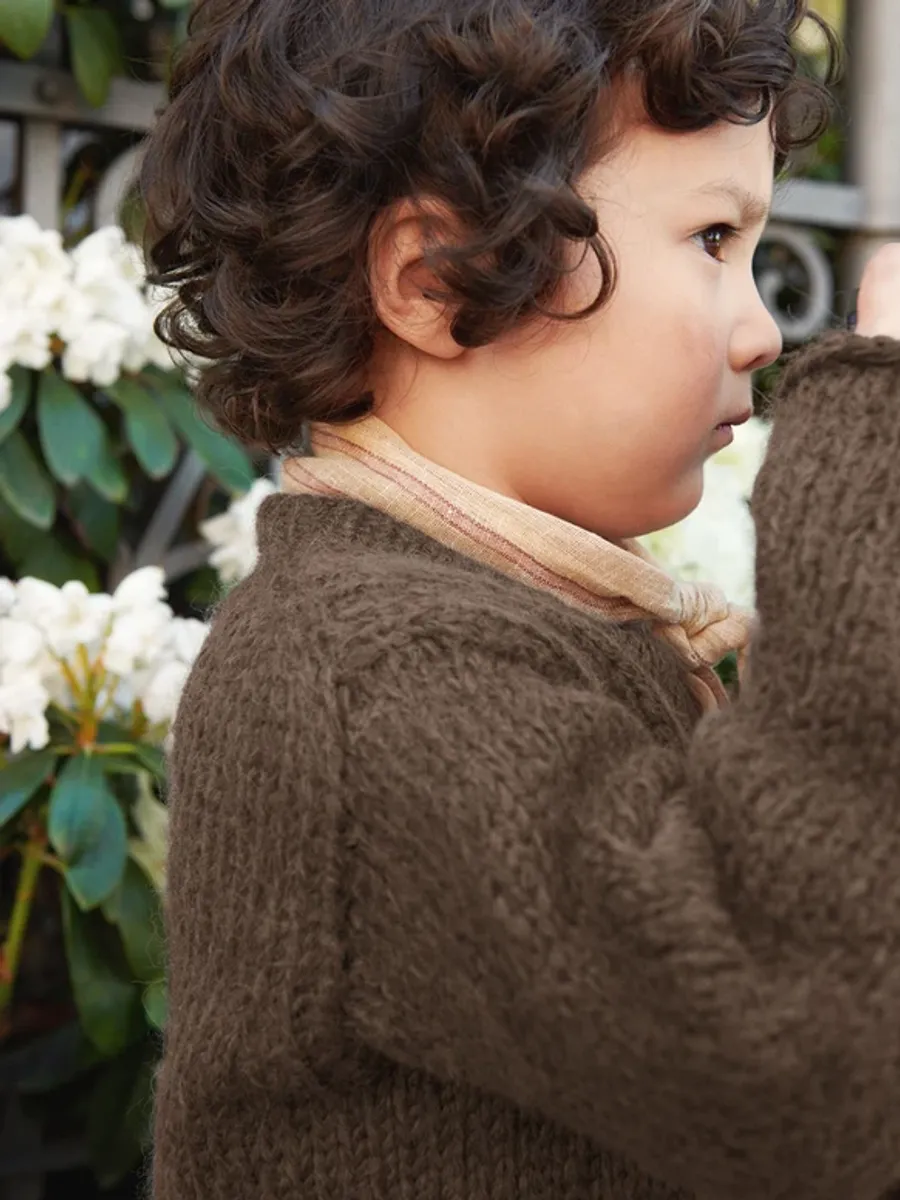 Enkeltoppskrift / 2408 Mykt til barn / Nr. 2b  Kinsley Sweater Junior